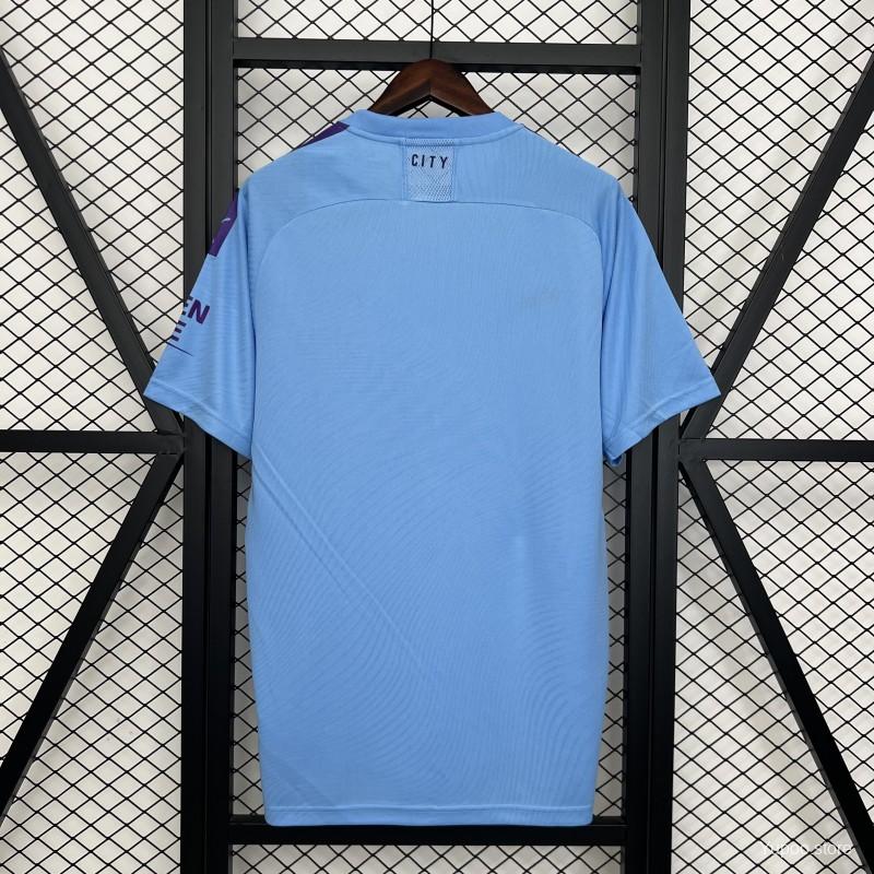 2019/2020 Retro Manchester City Home Jersey
