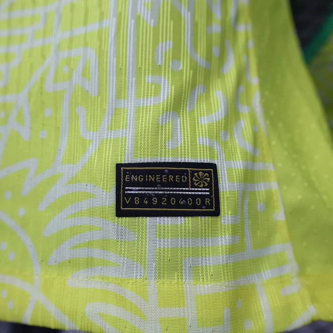 2024 Long Sleeve Player Version Brazil Home Football Shirt 1:1 Thai Quality