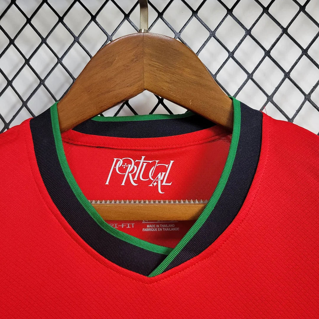 2024 Portugal Home Football Shirt Kids Size 1:1 Thai Quality