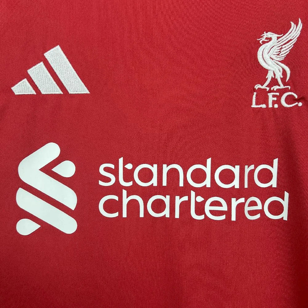 2025/2026 Liverpool Home Football Shirt
