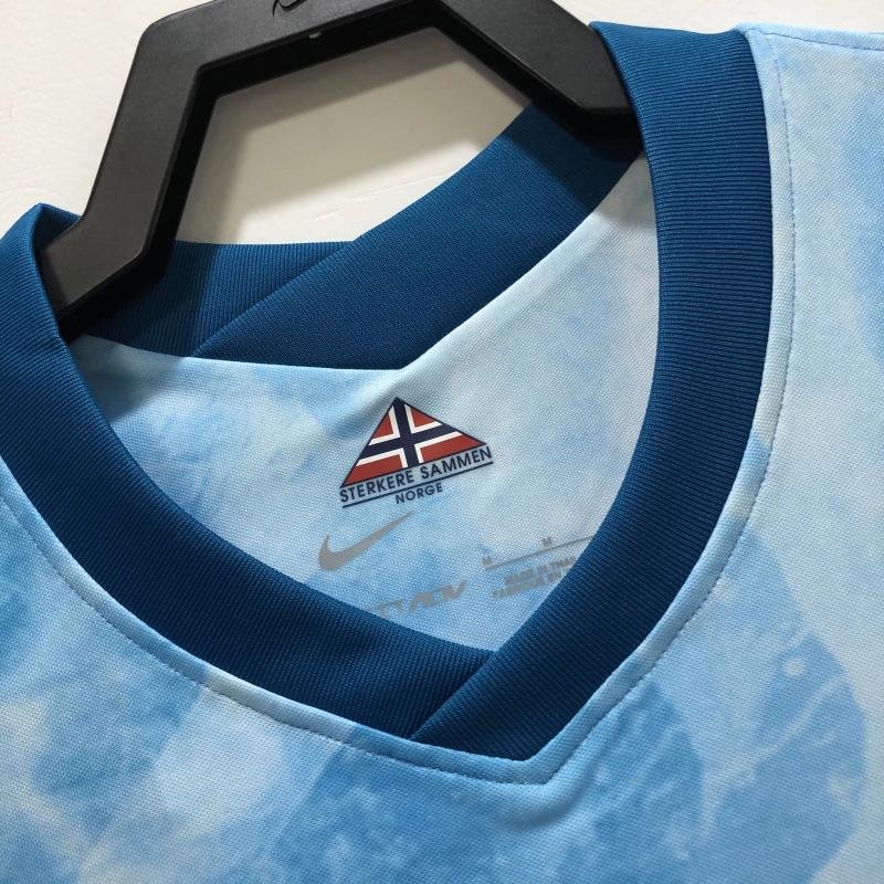 2020-2021 Retro Norway National Team Away Football Shirt