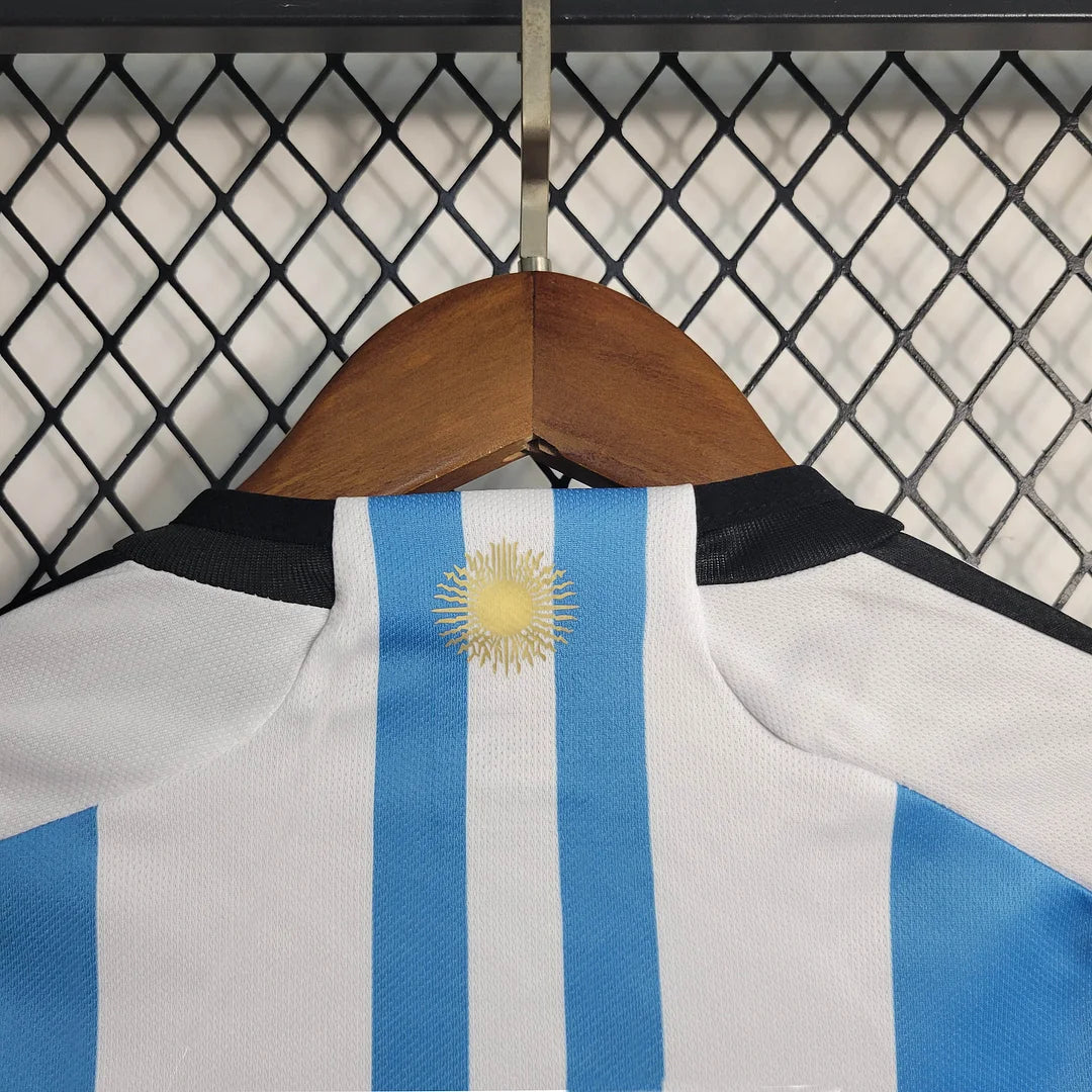 2022 Argentina Home Football Shirt Kids Size