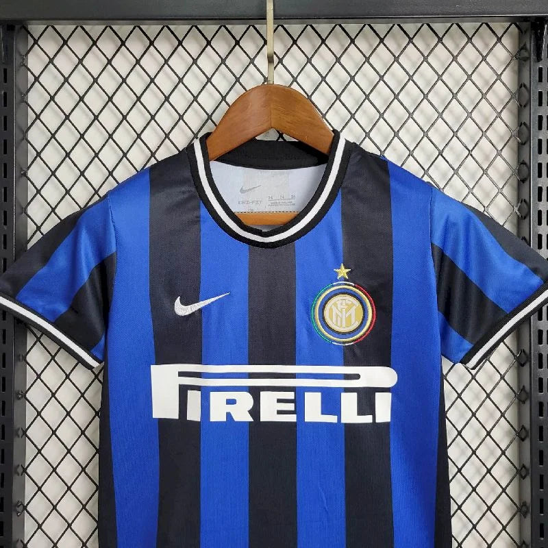 2009/2010 Retro Kids Size Inter Milan Home Football Jersey 1:1 Thai Quality