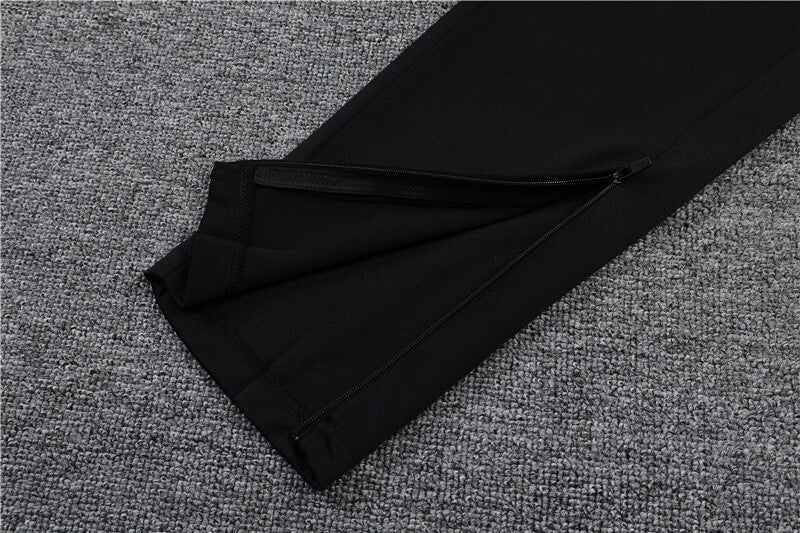 2021/2022 Psg Paris Saint-Germain Half-Pull Tracksuit Black Pink Sleeves