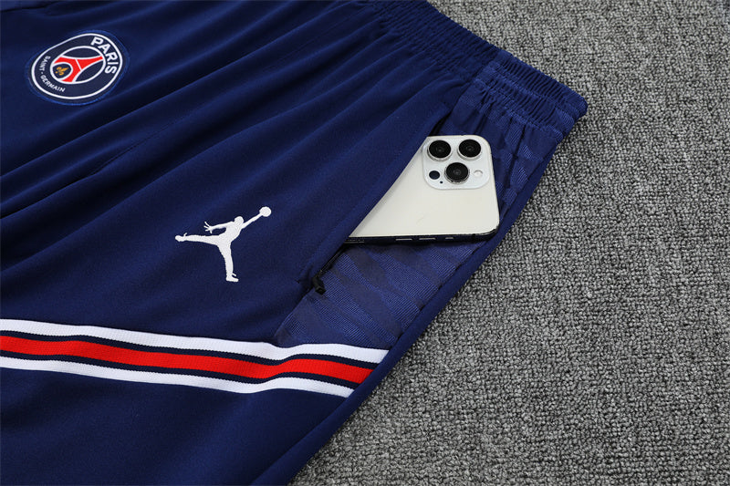 2021/2022 Psg Paris Saint-Germain Half-Pull Tracksuit White