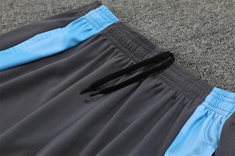 2024 Argentina Half-Pull Tracksuit Grey 1:1 Thai Quality