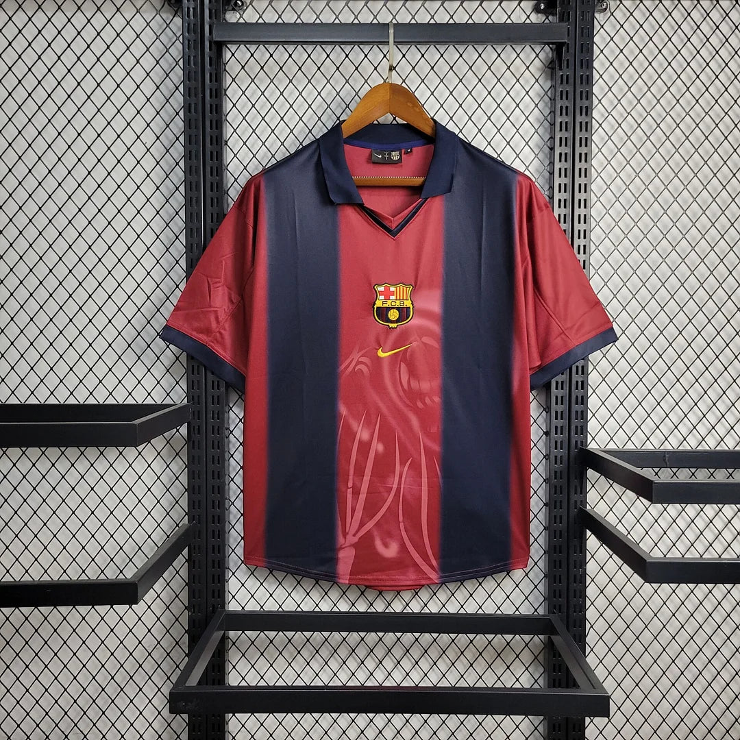 Barcelona x Travis Scott Retro 2000/01 Home Skeleton Jersey – FTBL4ALL