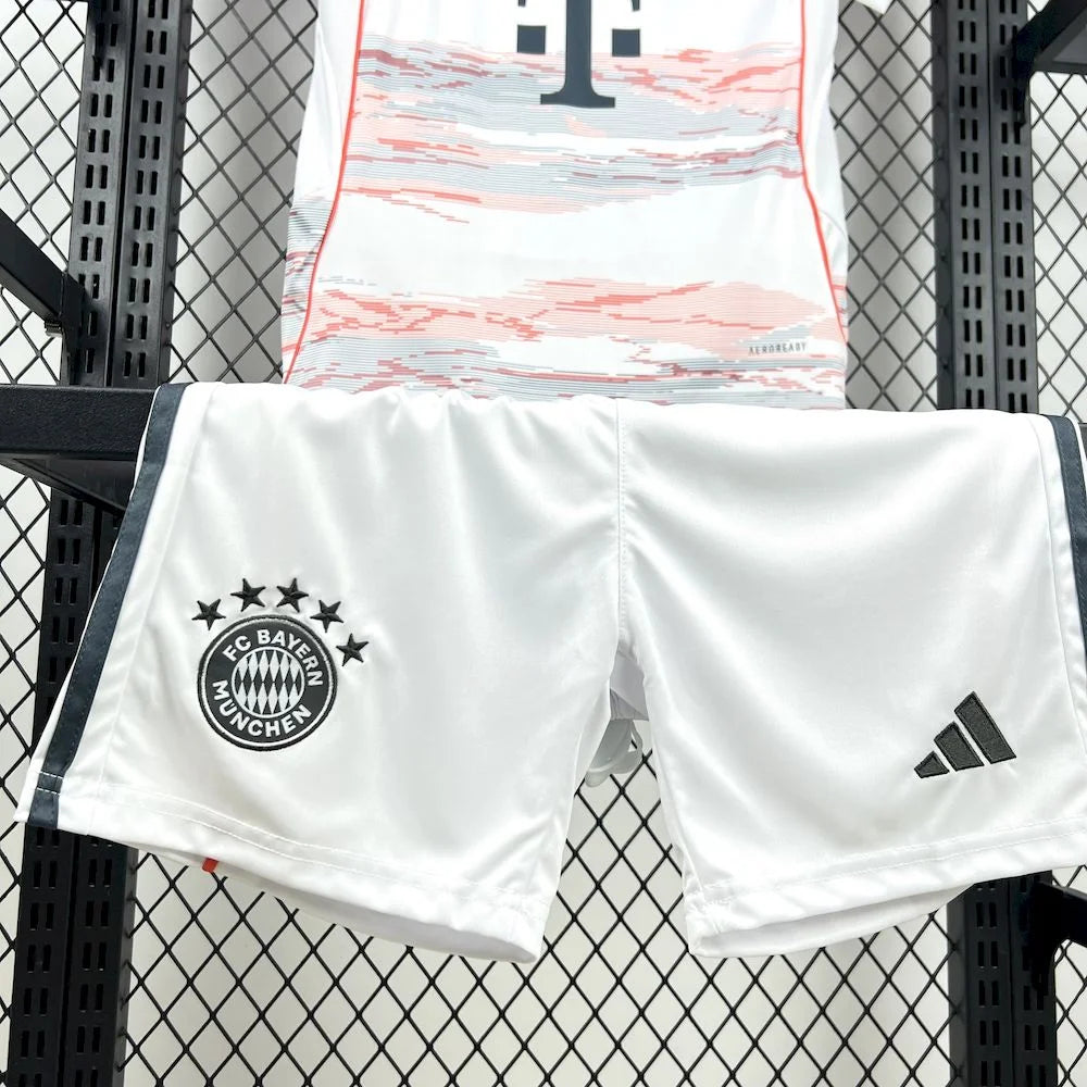 2025/2026 Bayern Munchen Away Football Shirt Kids Size