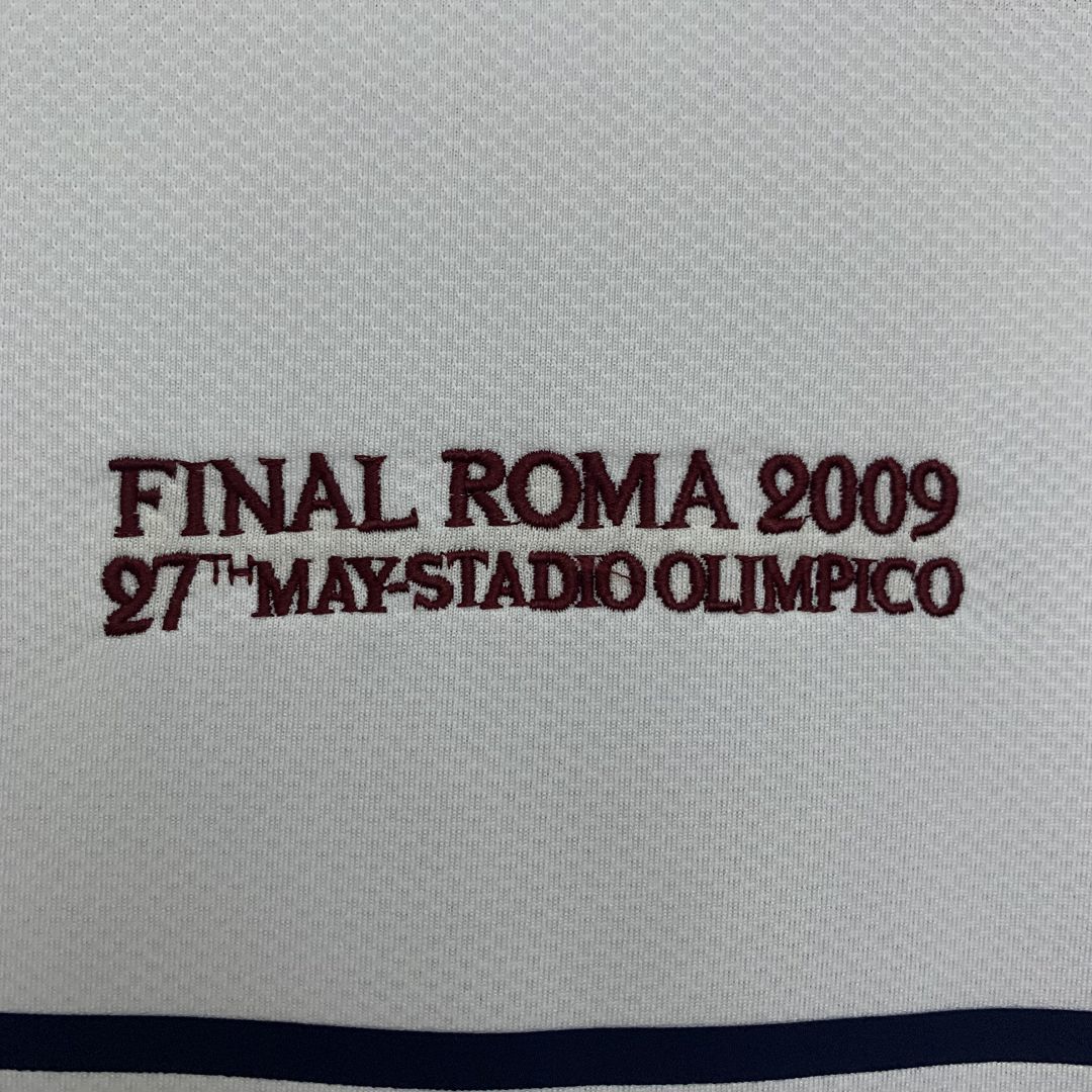 2008/2009 Retro Manchester United long Sleeve Away Champions League Final Football Shirt