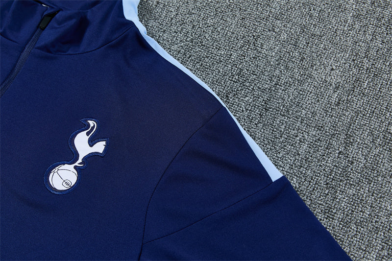 2026/2027 Tottenham Navy Blue Half-Pull Tracksuit