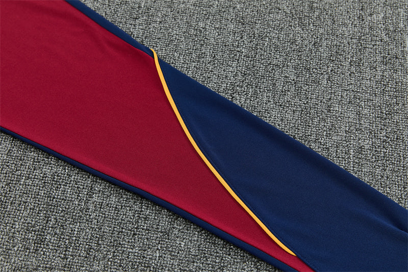 2026/2027 Barcelona Red Blue Half-Pull Tracksuit