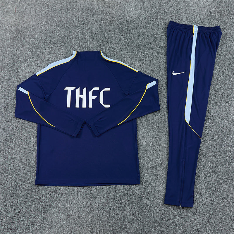 2026/2027 Tottenham Navy Blue Half-Pull Tracksuit