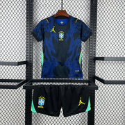 2026 Brazil Away World Cup Football Shirt Kids Size