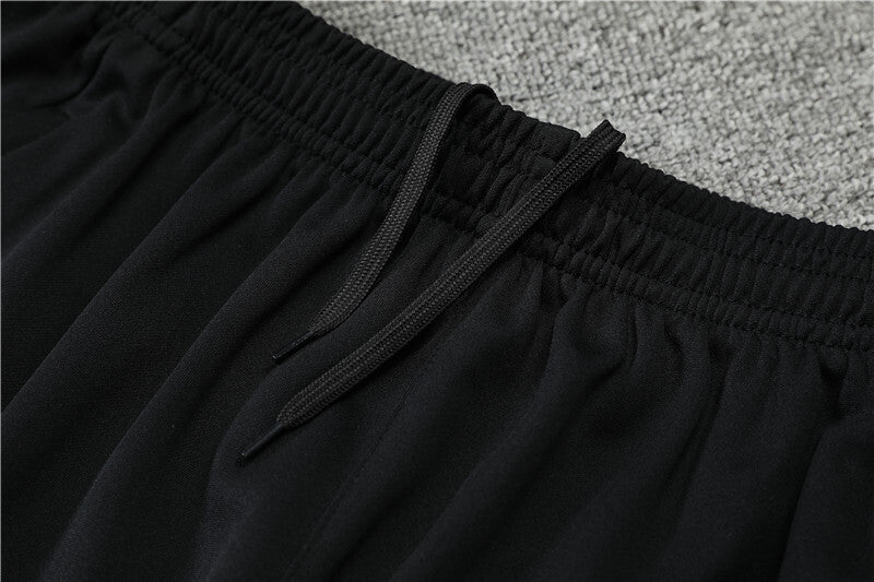 2022/2023 PSG Paris Saint-Germain Full Black Half-Pull Tracksuit