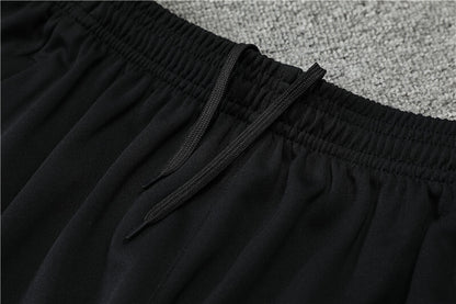 2022/2023 PSG Paris Saint-Germain Full Black Half-Pull Tracksuit