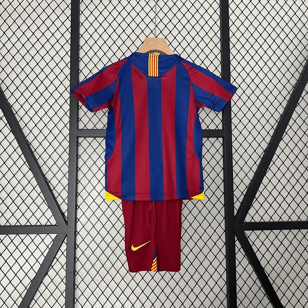 2005/2006 Retro Kids Size Barcelona Home Football Shirt 1:1 Thai Quality