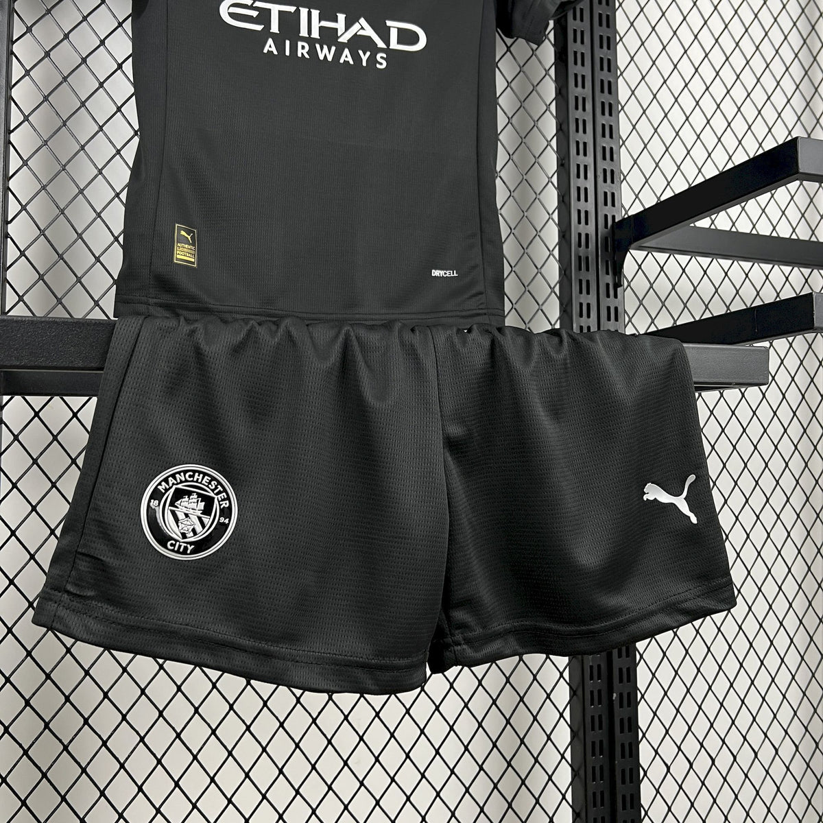 2025/2026 Manchester City Away Football Shirt Kids Size