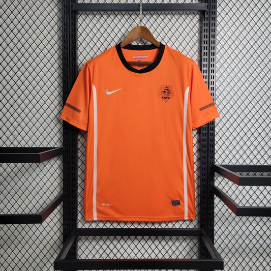 2010 Retro Netherlands Home Football Shirt