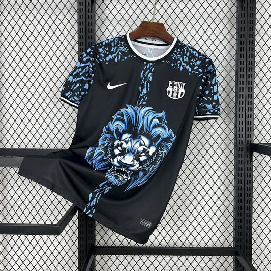2025 Barcelona Black Lion Special Edition Football Shirt
