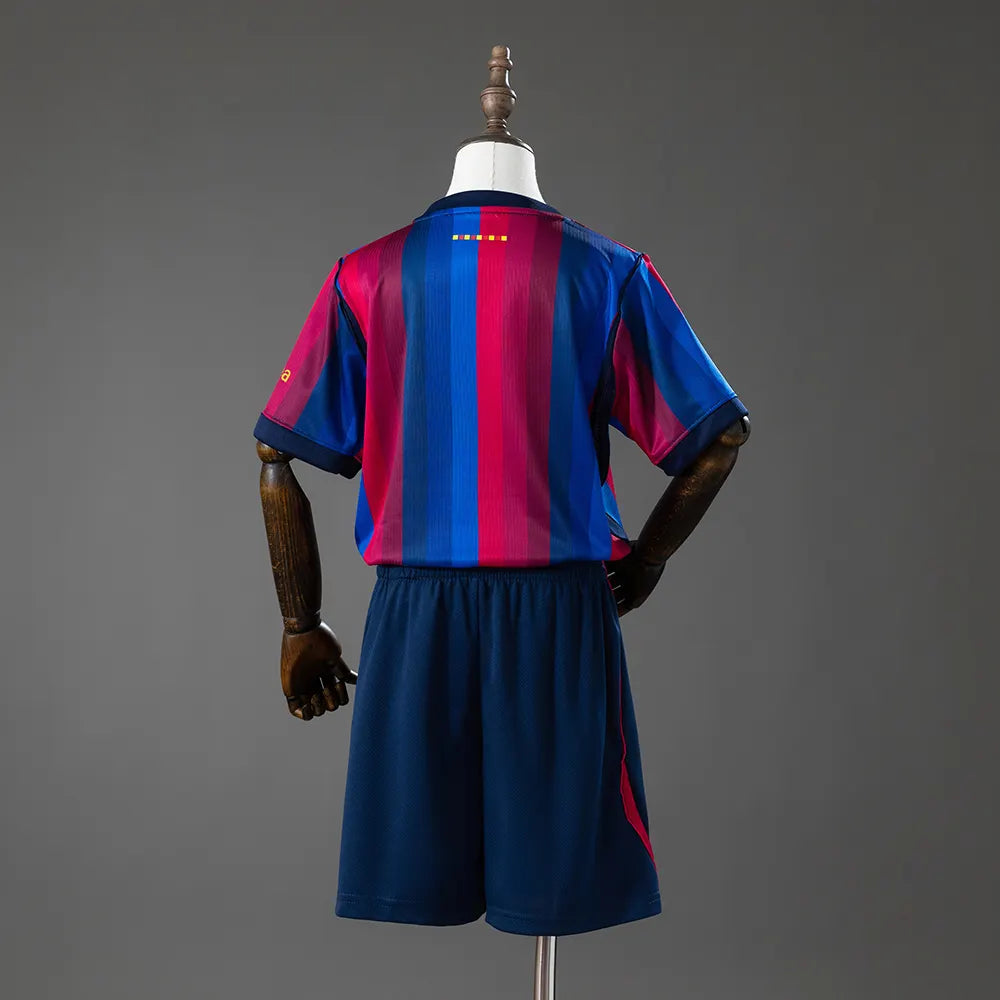 2026/2027 Barcelona Home Football Shirt Kids Size