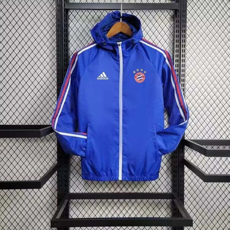 2024/2025 Bayern Munich Windbreaker Blue Football Jersey 1:1 Thai Quality