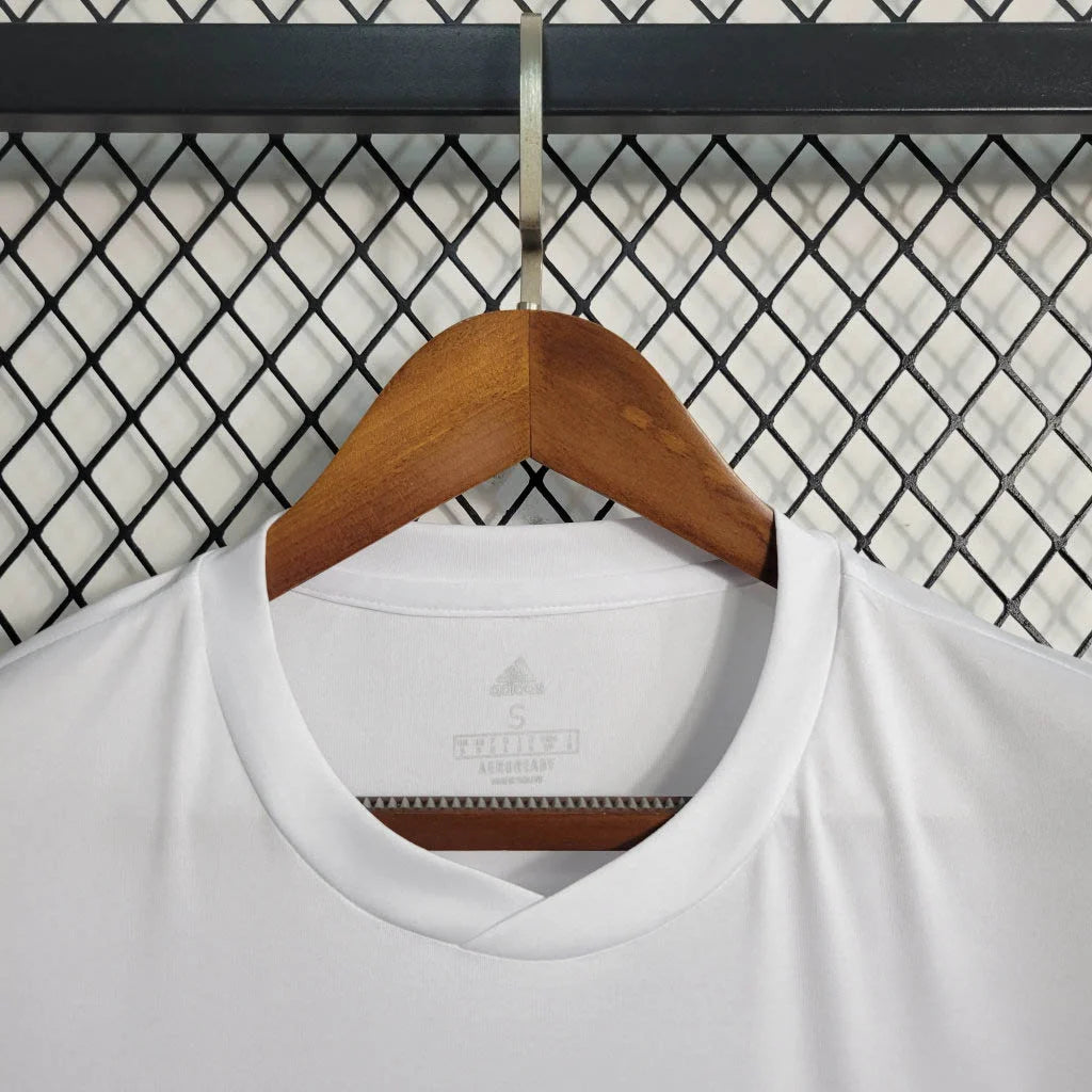 2023/2024 Real Madrid Reflective Balmain White Football Shirt