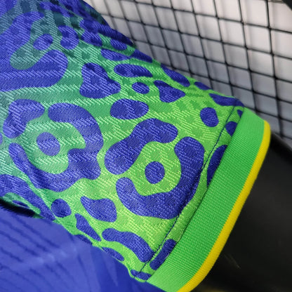 2022 World Cup Brazil Away Soccer Jersey - Player Version