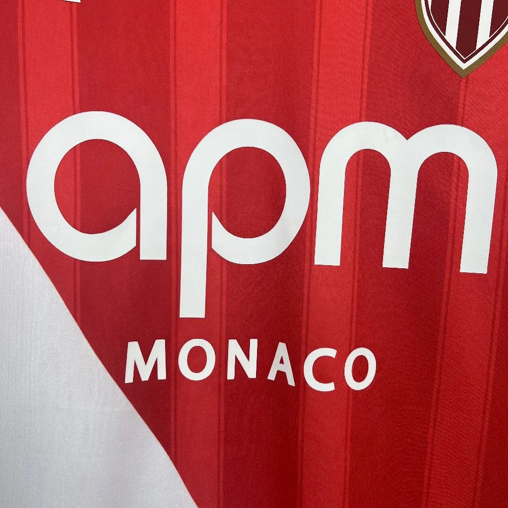 2025/2026 AS Monaco Home Football Shirt