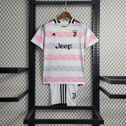 2023/2024 Juventus Away Soccer Jersey 1:1 Thai Quality Kids Size