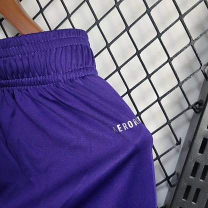 2024/2025 Real Madrid Y-3 Special Edition Purple Shorts 1:1 Thai Quality