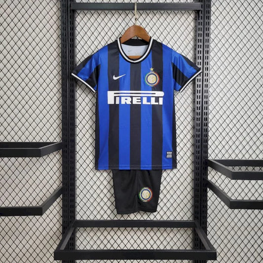 2009/2010 Retro Kids Size Inter Milan Home Football Jersey 1:1 Thai Quality