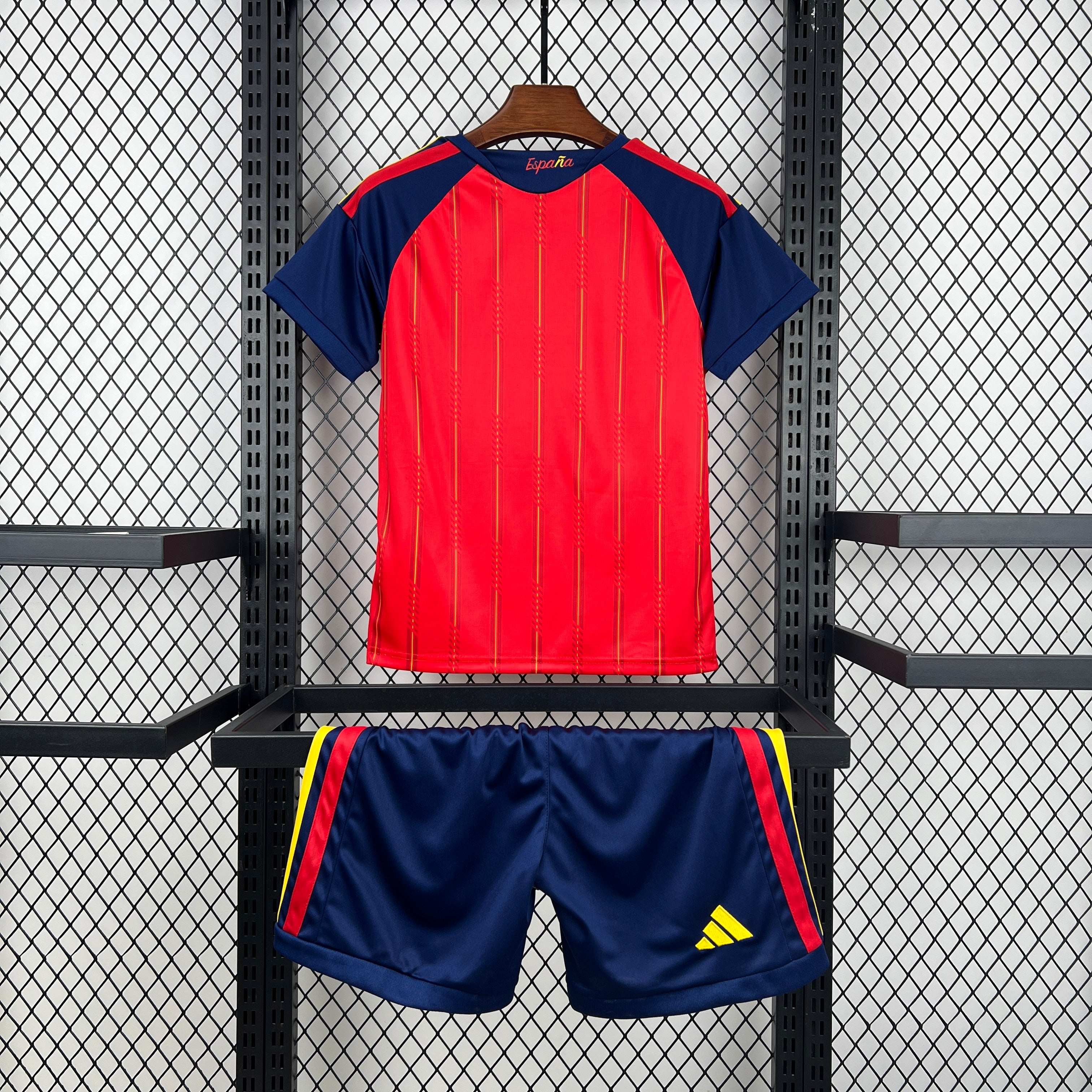 2026 2 Stars Spain Home World Cup Football Shirt Kids Size