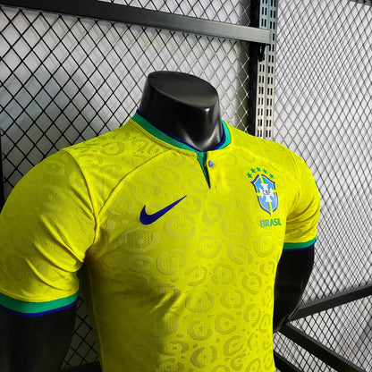 2022 World Cup Brazil Home Soccer Jersey - Player Version