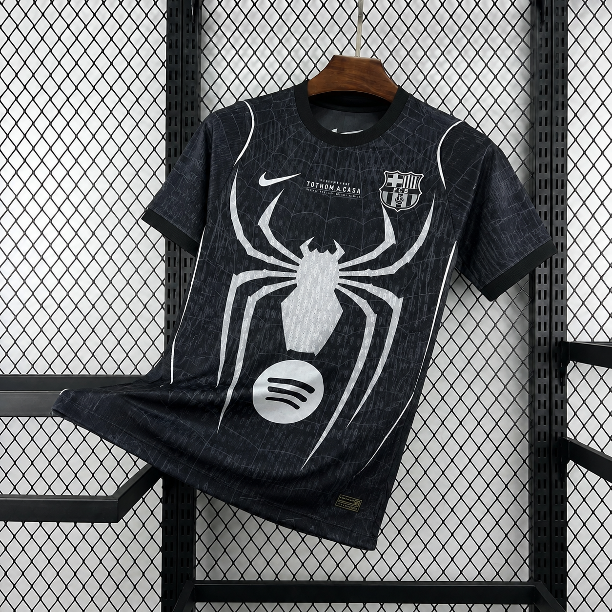 2026/2027 Barcelona X Spiderman Black Football Shirt