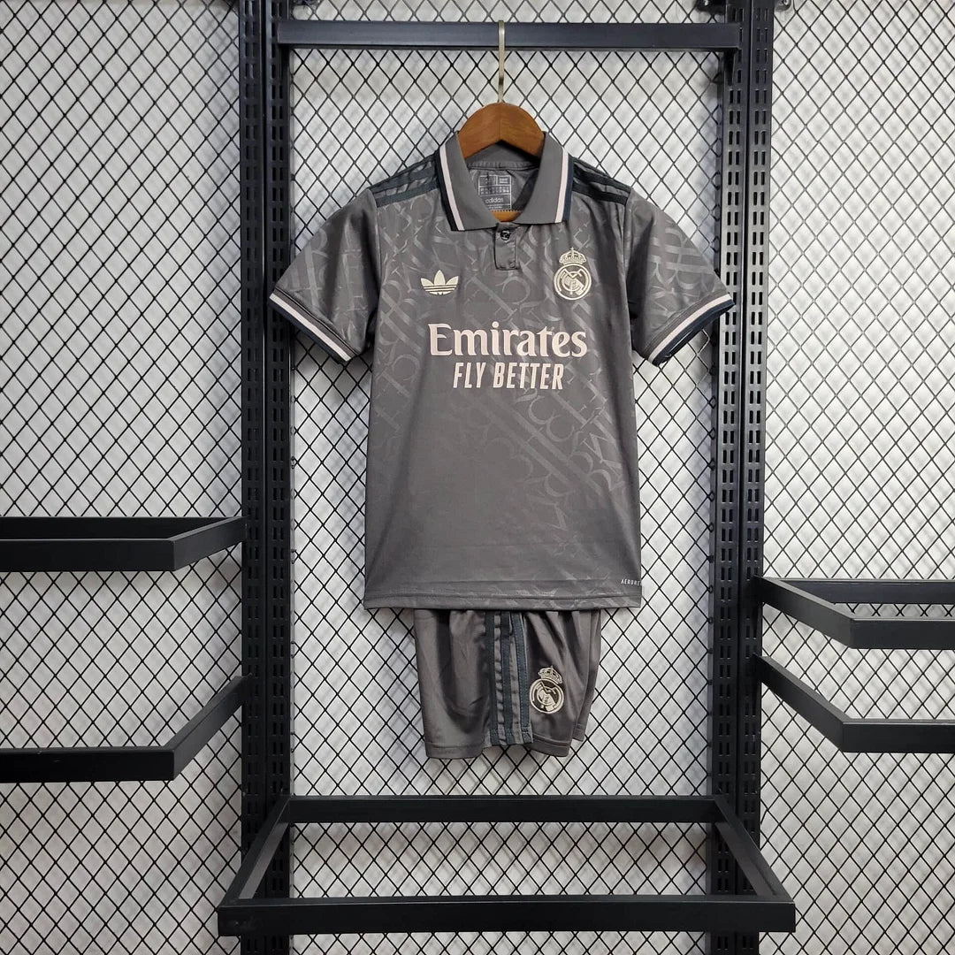 2024/2025 Kids Size Real Madrid Third Away Football Shirt 1:1 Thai Quality