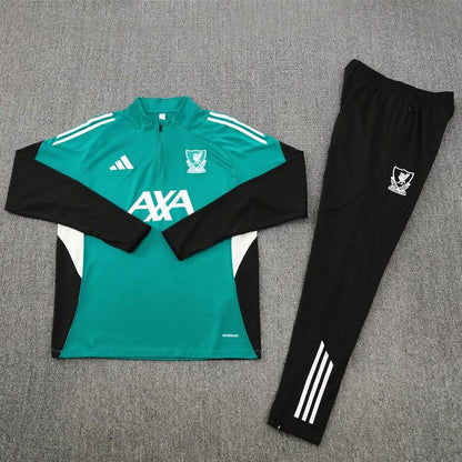 2025/2026 Liverpool Green Half-Pull Tracksuit