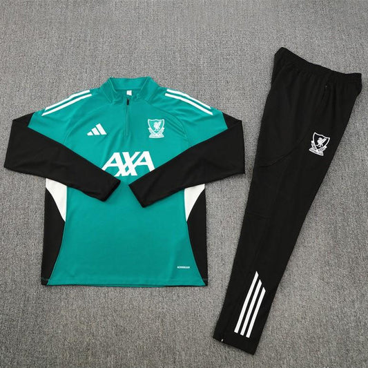 2025/2026 Liverpool Green Half-Pull Tracksuit