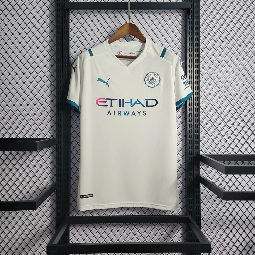 Manchester City Football Shirt 2021/2022 Retro 1:1 Thai Quality Away