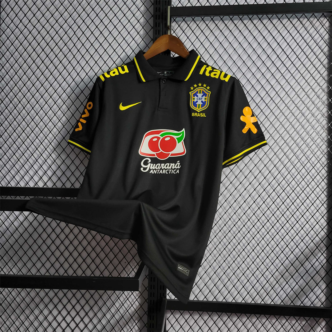 Brazil POLO Black Shirt