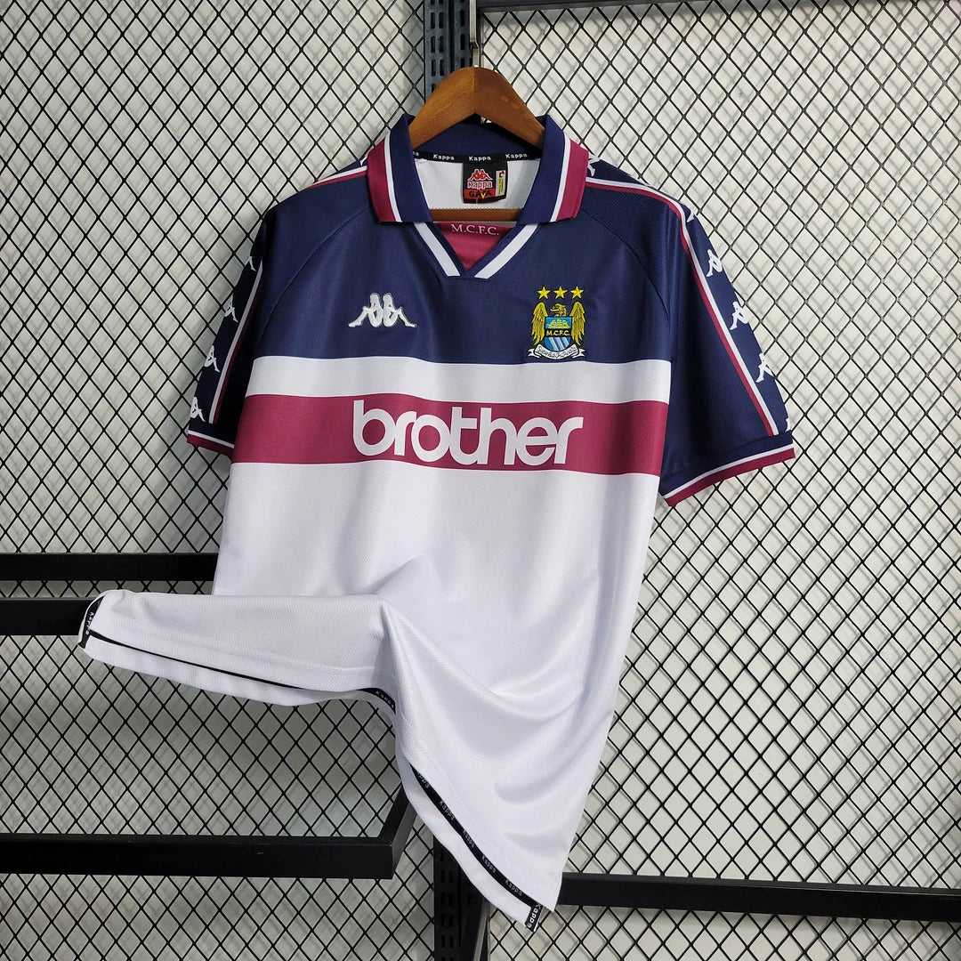 1997/1998 Retro Manchester City Away Football Shirt