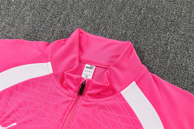 2026/2027 Portugal Pink Half-Pull Tracksuit
