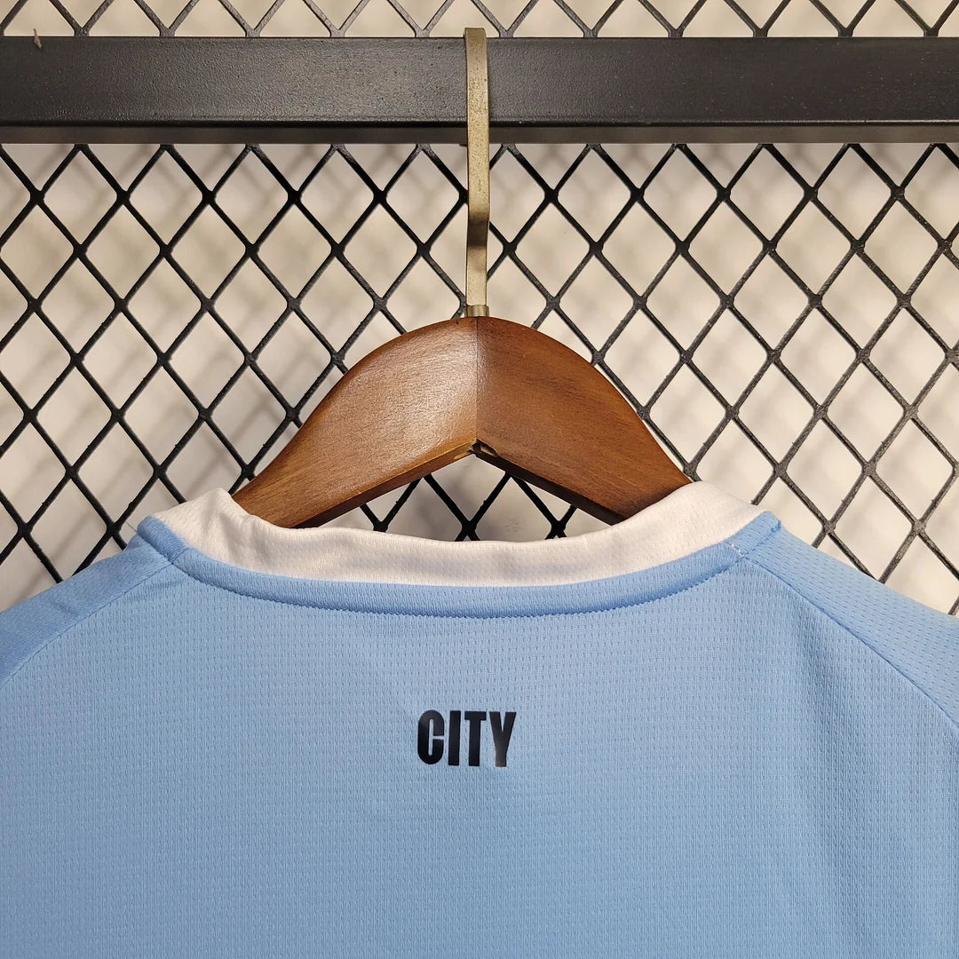2025/2026 Manchester City Home Football Shirt Kids Size