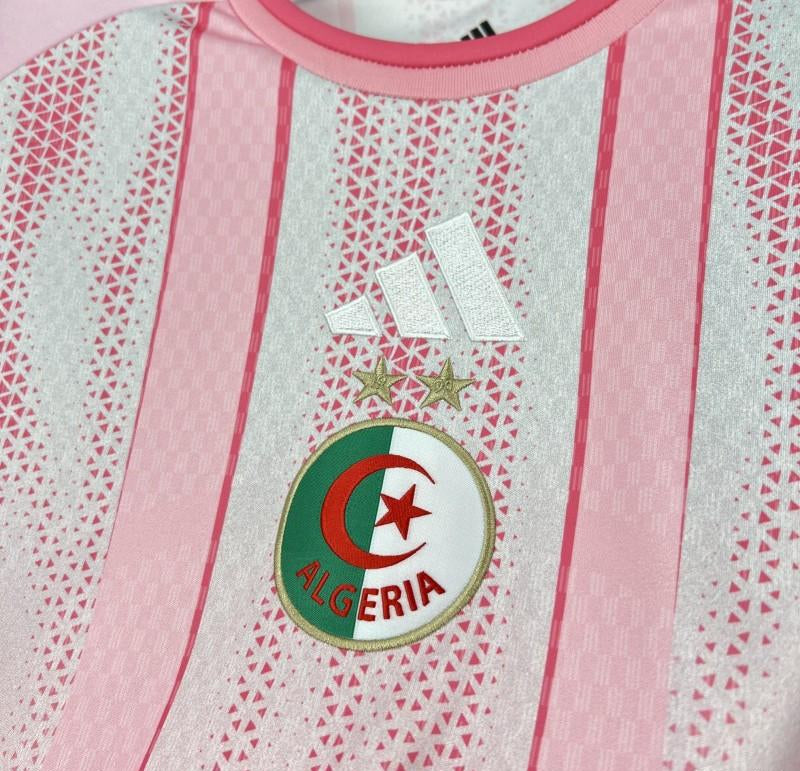 2026 Algeria World Cup Pre-Match Pink Jersey