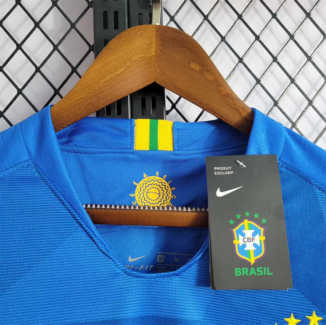 2018 Retro Brazil Football Jersey Away
