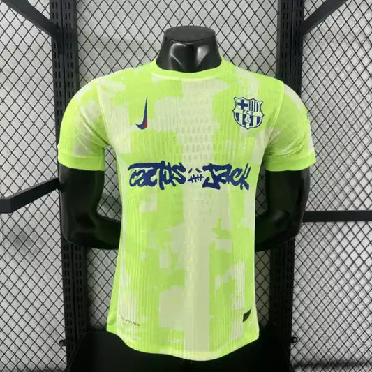 Barcelona x Travis Scott 24/25 Third Away Football Jersey Player Version