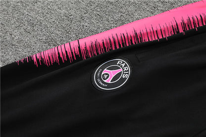 2018/2019 PSG Paris Saint-Germain Pink Half-Pull Tracksuit