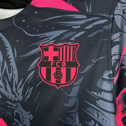 2025/2026 Barcelona Special Edition Dark and Pink Football Shirt