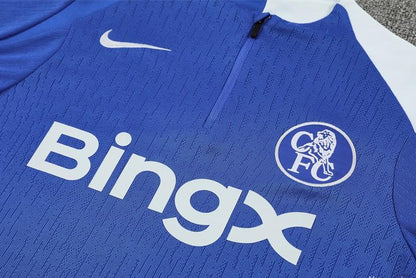 2025/2026 Chelsea Half-Pull Tracksuit Blue