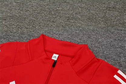 2024/2025 Manchester United Half-Pull Tracksuit Red
