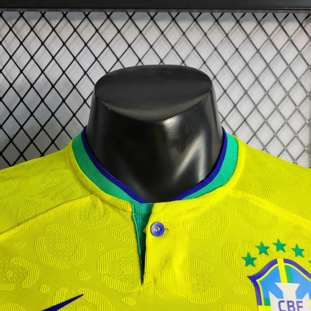 2022 World Cup Brazil Home Soccer Jersey - Player Version